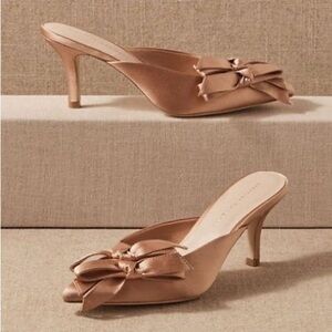 Loeffler Randall Satin Bow Heels